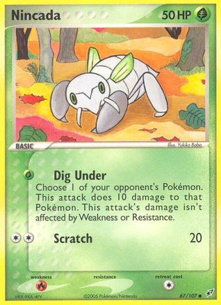 Image of Nincada 067/107  Deoxys - Common