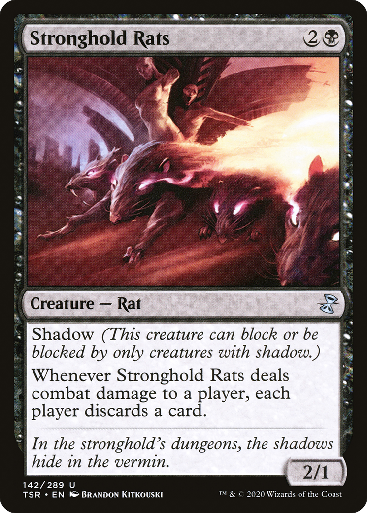Image of Stronghold Rats (TSR-142) - Time Spiral Remastered Foil