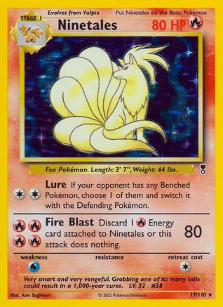 Image of Ninetales 017  - Reverse Holofoil Legendary Collection - Holo Rare