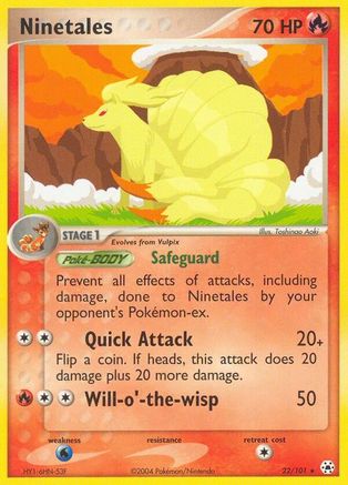 Image of Ninetales 022  Hidden Legends - Rare