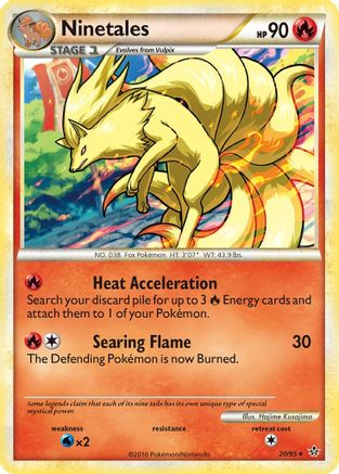 Image of Ninetales 020  Unleashed - Rare