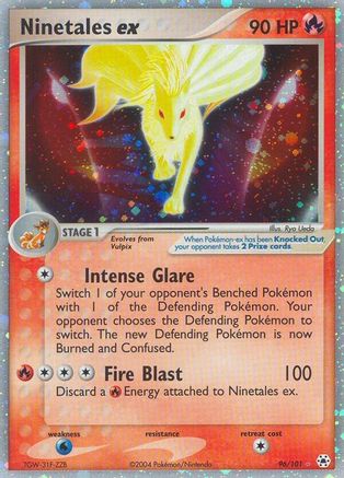 Image of Ninetales ex 096  - Holofoil Hidden Legends - Ultra Rare