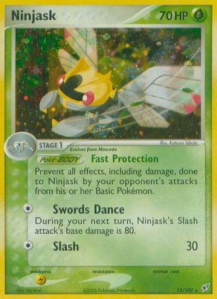 Image of Ninjask 013  Deoxys - Holo Rare