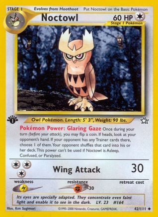 Image of Noctowl 042/111  - 1st Edition Neo Genesis - Uncommon
