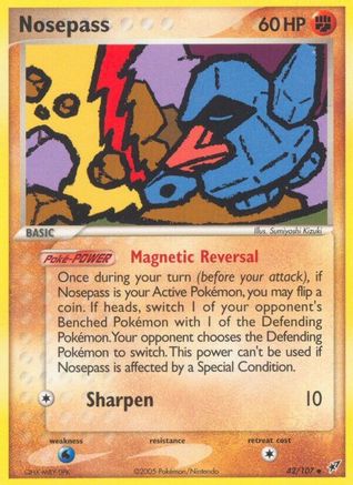 Image of Nosepass 042  Deoxys - Uncommon