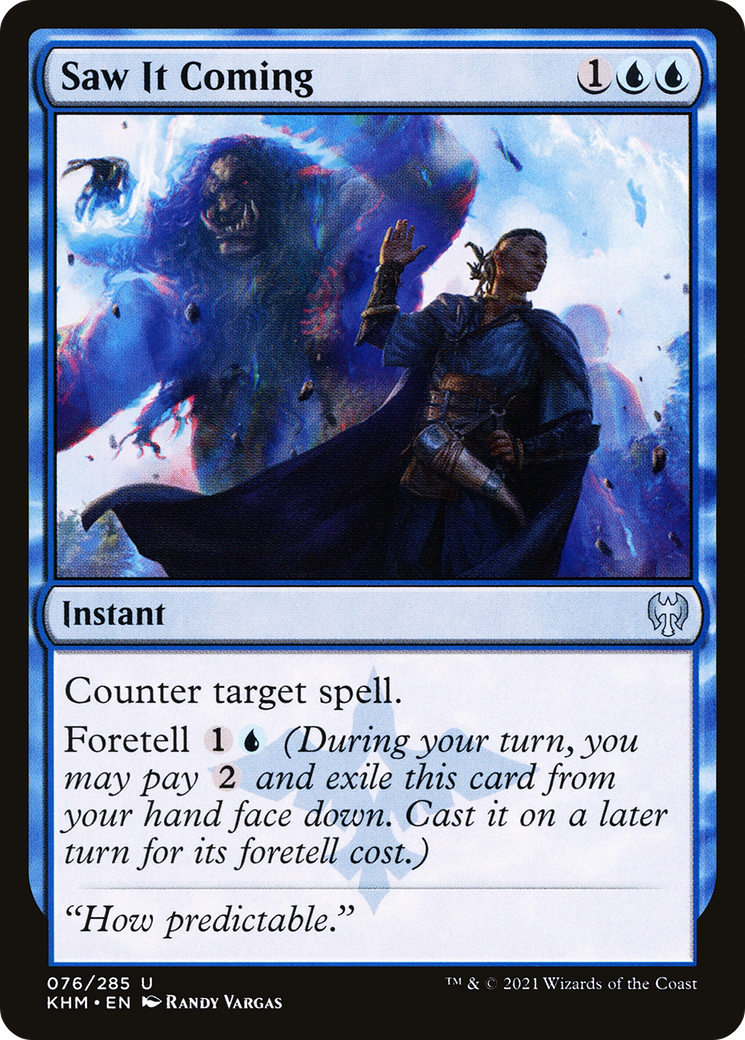 Image of Saw It Coming (KHM-076) - Kaldheim Foil