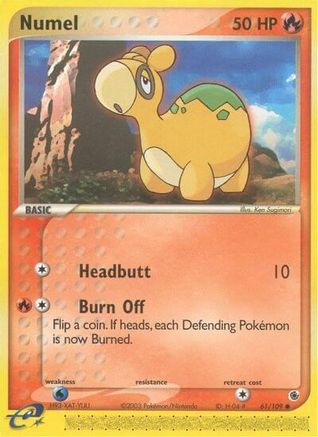 Image of Numel 061/109  - Reverse Holofoil Ruby and Sapphire - Common