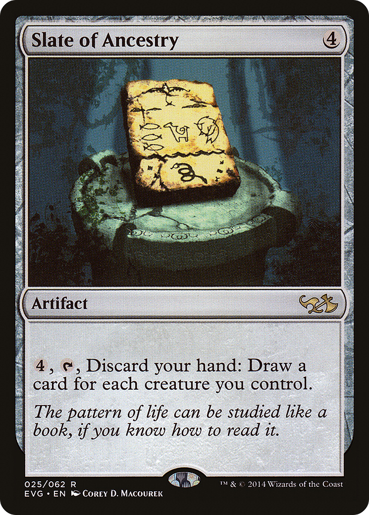 Image of Slate of Ancestry (DD3-) - Duel Decks Anthology: Elves vs. Goblins