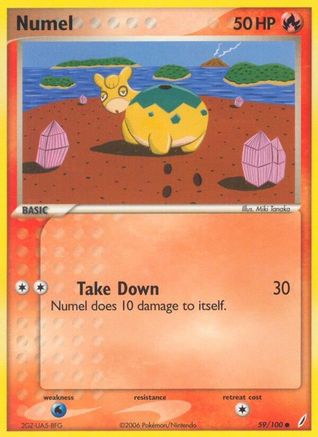 Image of Numel 059/100  - Reverse Holofoil Crystal Guardians - Common