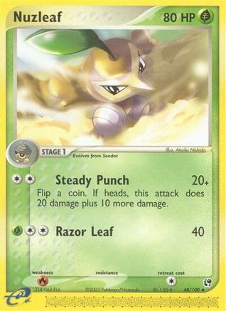 Image of Nuzleaf 048/100  Sandstorm - Uncommon