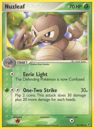 Image of Nuzleaf 043  Deoxys - Uncommon