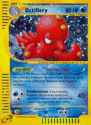 Image of Octillery (H20) H20  - Holofoil Aquapolis - Holo Rare