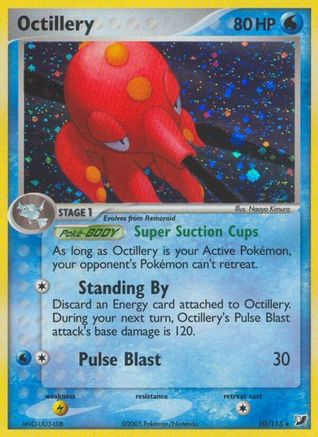 Image of Octillery 010/115  - Holofoil Unseen Forces - Holo Rare