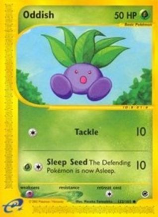 Image of Oddish 122/165  Expedition - Common