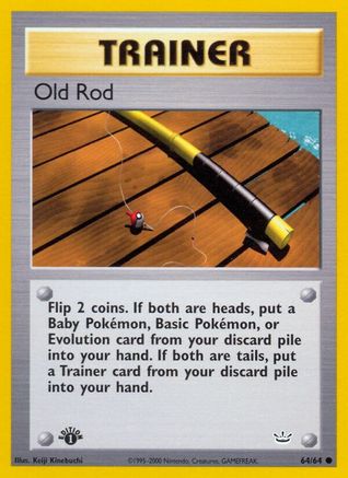 Image of Old Rod 064/64  - Unlimited Neo Revelation - Common