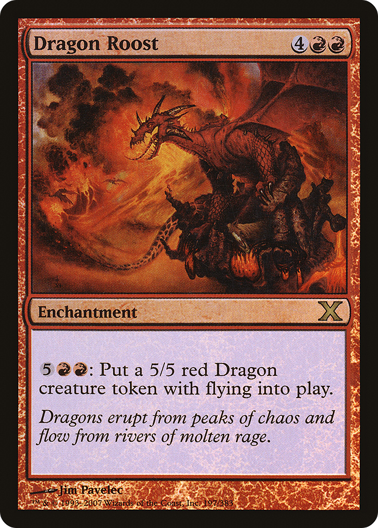 Image of Dragon Roost (10E-197★) - Tenth Edition Foil