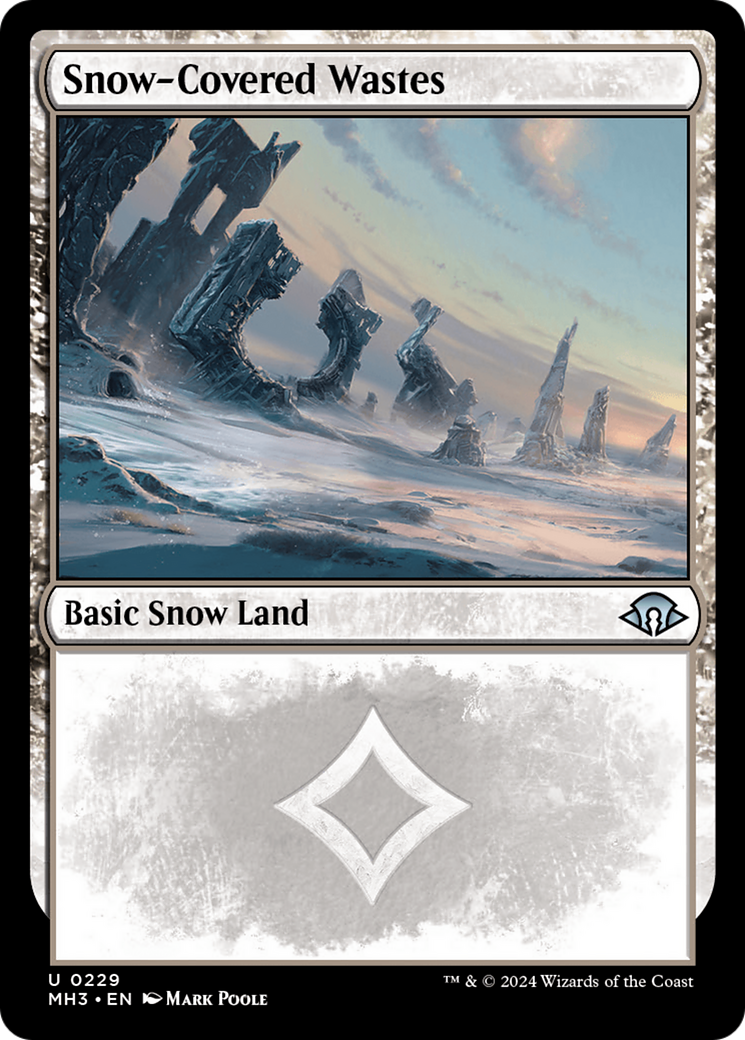 Image of Snow-Covered Wastes (0229) (MH3-229) - Modern Horizons 3: (snow) Foil
