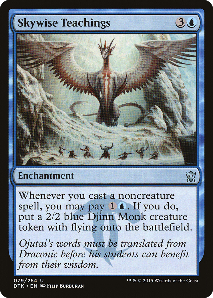 Image of Skywise Teachings (DTK-079) - Dragons of Tarkir Foil