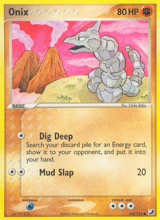 Image of Onix 065/115  - Reverse Holofoil Unseen Forces - Common