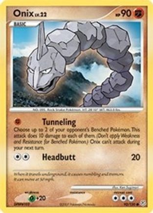 Image of Onix 092/130  Diamond and Pearl - Common