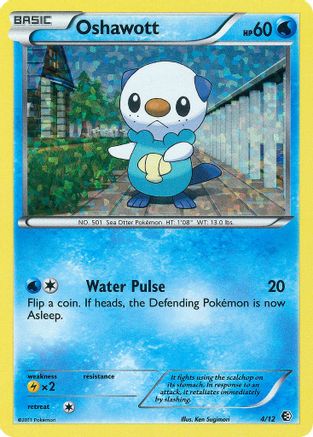 Image of Oshawott 004/12  - Holofoil McDonalds Promos 2011 - Promo