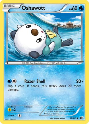 Image of Oshawott 037/113  Legendary Treasures - Common