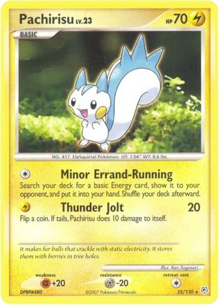Image of Pachirisu 035  Diamond and Pearl - Rare