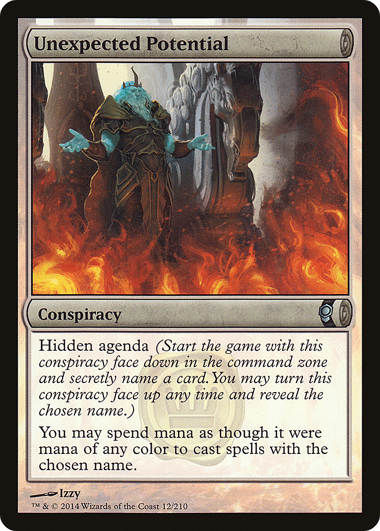 Image of Unexpected Potential (CNS-012) - Conspiracy Foil