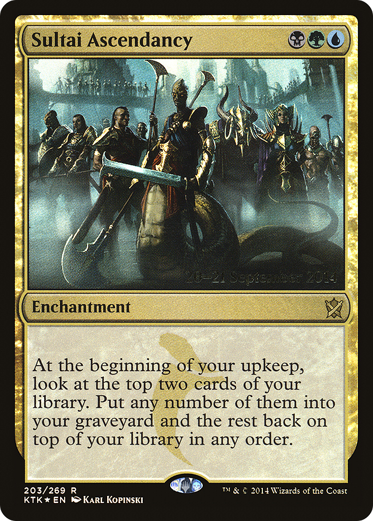 Image of Sultai Ascendancy (PRE-203) - Khans of Tarkir Promos Foil