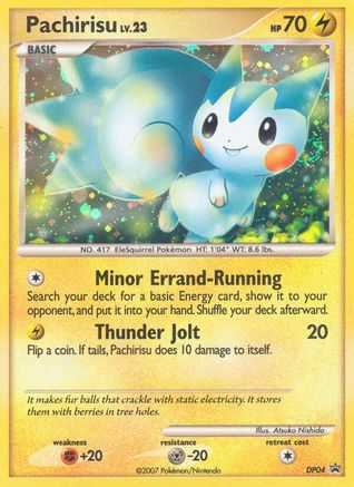 Image of Pachirisu DP04  - Holofoil Diamond and Pearl Promos - Promo