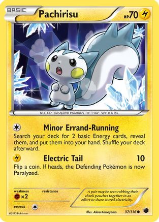 Image of Pachirisu 037/116  Plasma Freeze - Common