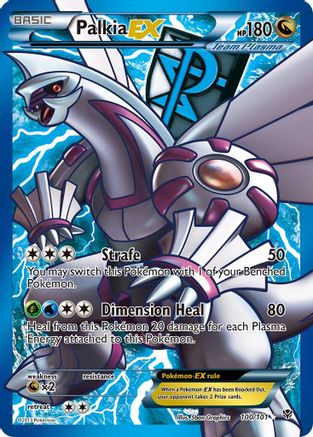 Image of Palkia EX (Team Plasma) (100 Full Art) 100  - Holofoil Plasma Blast - Ultra Rare