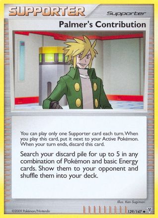 Image of Palmer's Contribution 139  - Reverse Holofoil Supreme Victors - Uncommon