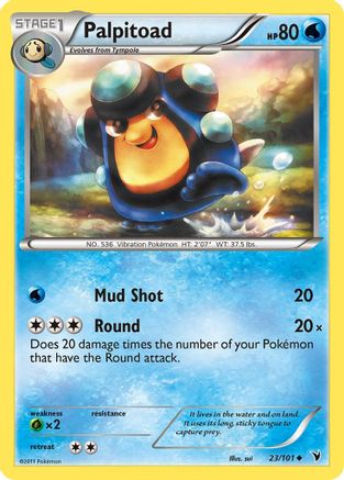 Image of Palpitoad 023  Noble Victories - Uncommon