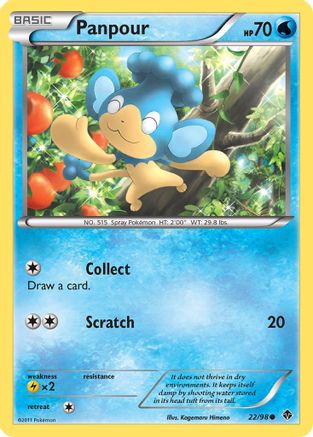 Image of Panpour 022  - Reverse Holofoil Emerging Powers - Common