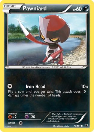 Image of Pawniard (75) 075  - Reverse Holofoil Noble Victories - Common