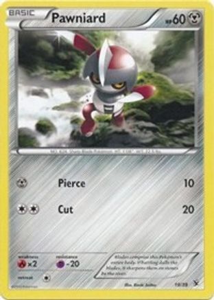 Image of Pawniard 019  Kalos Starter Set - Common