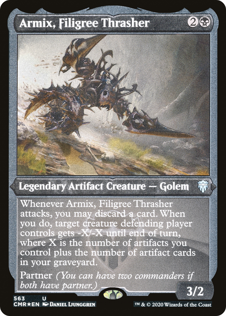 Image of Armix, Filigree Thrasher (Foil Etched) (CMR-563) - Commander Legends Foil