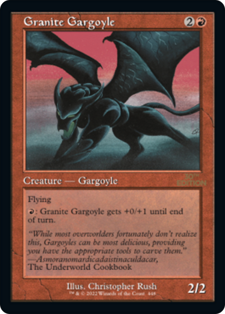 Image of Granite Gargoyle (Retro Frame) (30A-448) - 30th Anniversary Edition