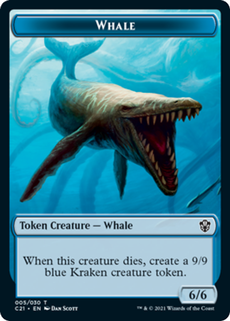 Image of Whale (TC21-005) - Commander 2021 Tokens