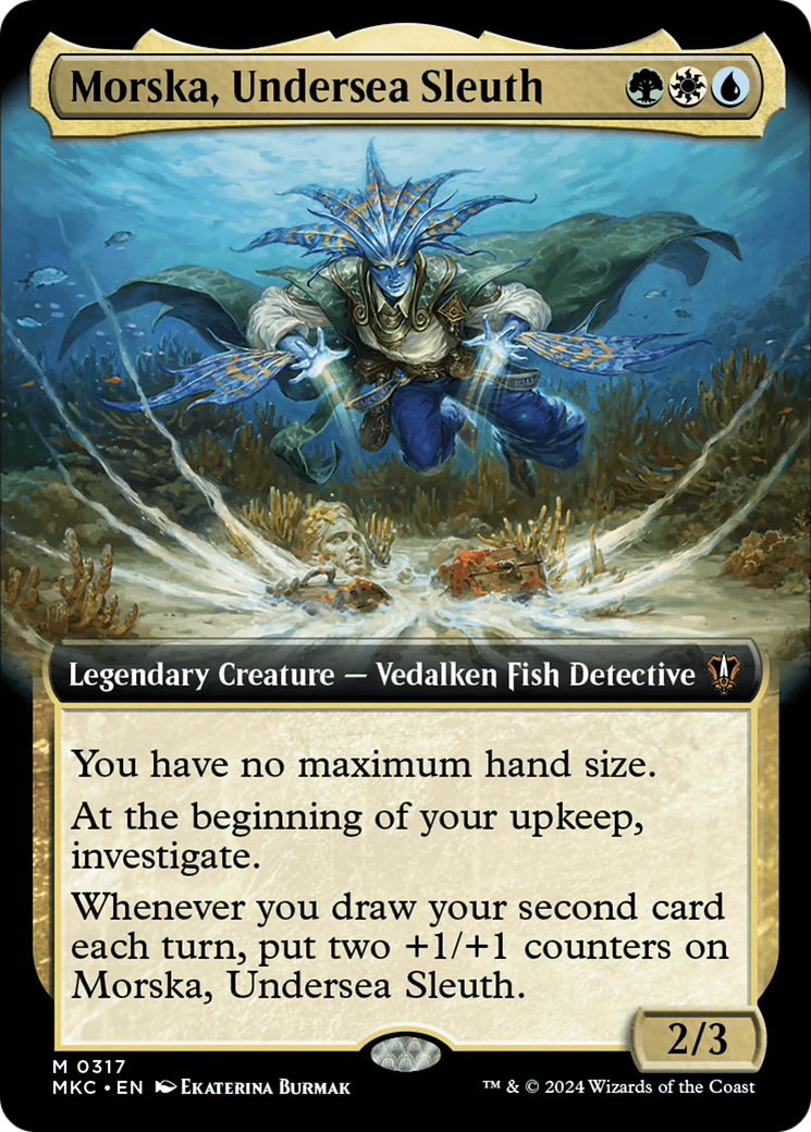 Image of Morska, Undersea Sleuth (Extended Art) (MKC-317) - Murders at Karlov Manor Commander: (Extended Art)