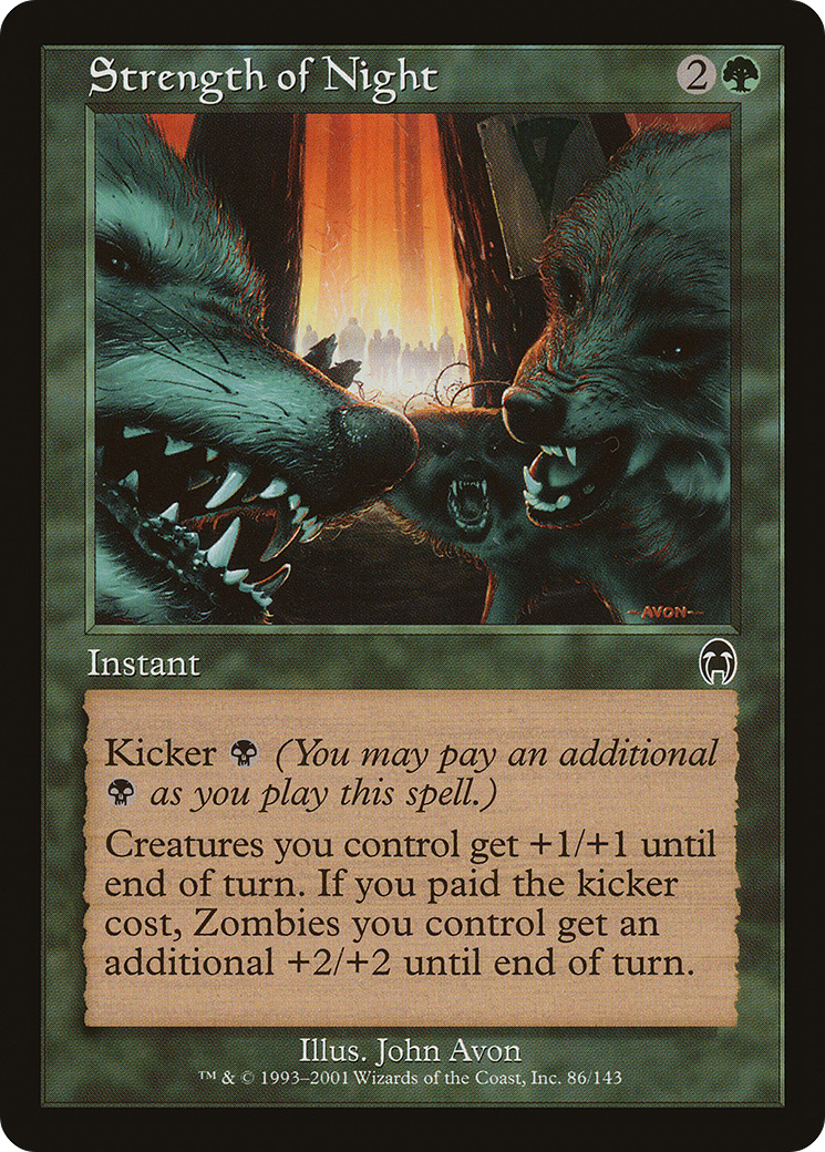 Image of Strength of Night (APC-086) - Apocalypse Foil