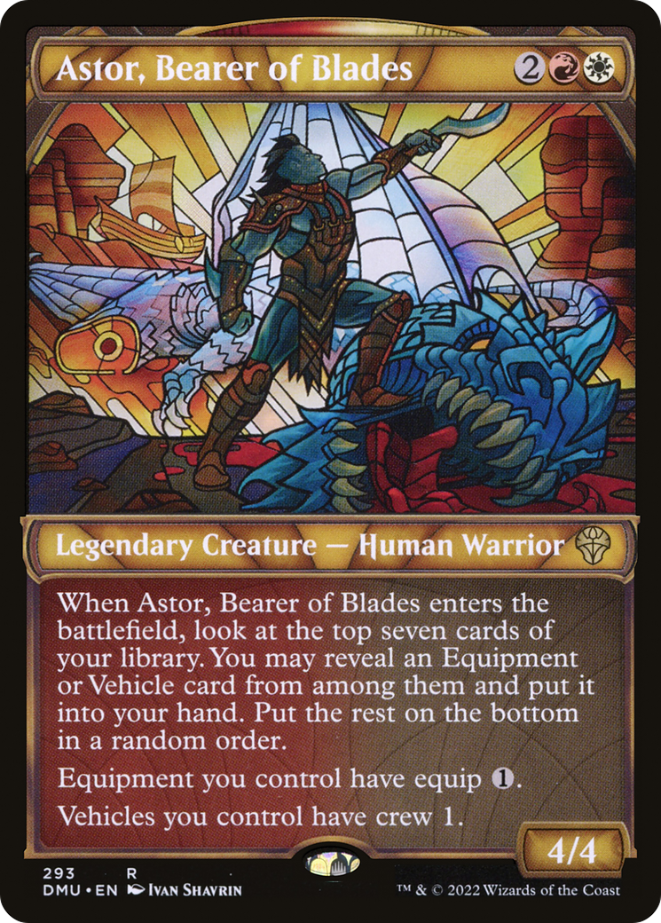 Image of Astor, Bearer of Blades (Showcase) (DMU-293) - Dominaria United: (Showcase)