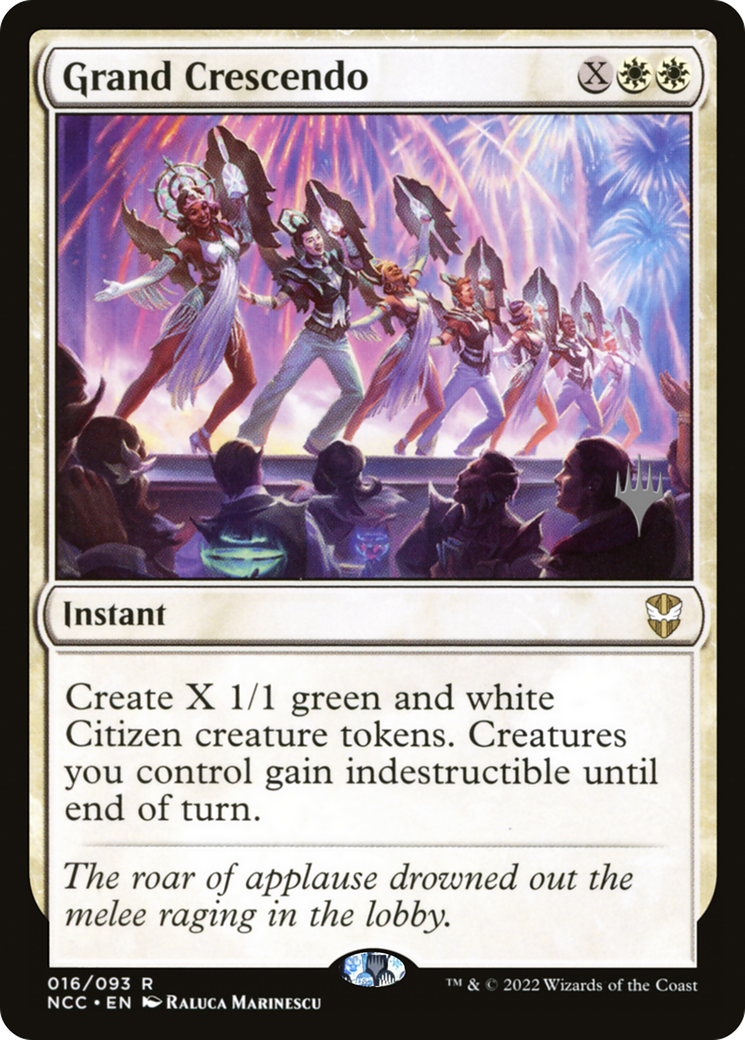 Image of Grand Crescendo (PPSNC-016) - New Capenna Commander Promos Foil