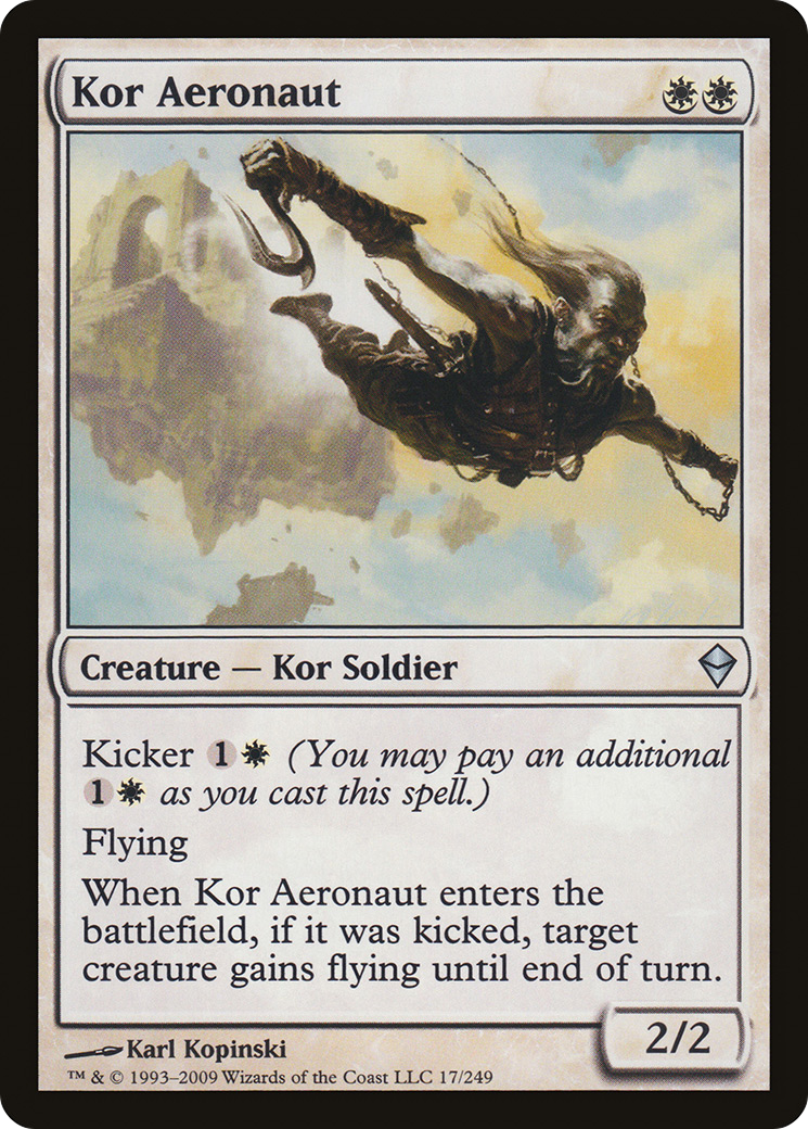 Image of Kor Aeronaut (ZEN-017) - Zendikar Foil