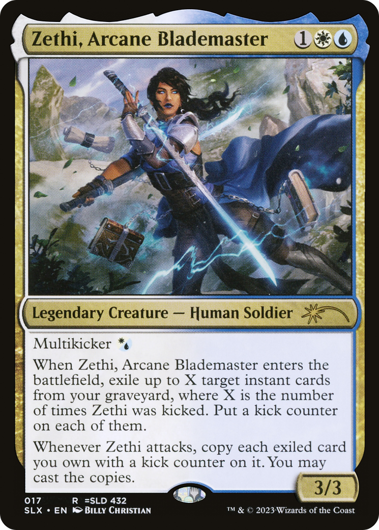 Image of Zethi, Arcane Blademaster (SLX-017) - Universes Within