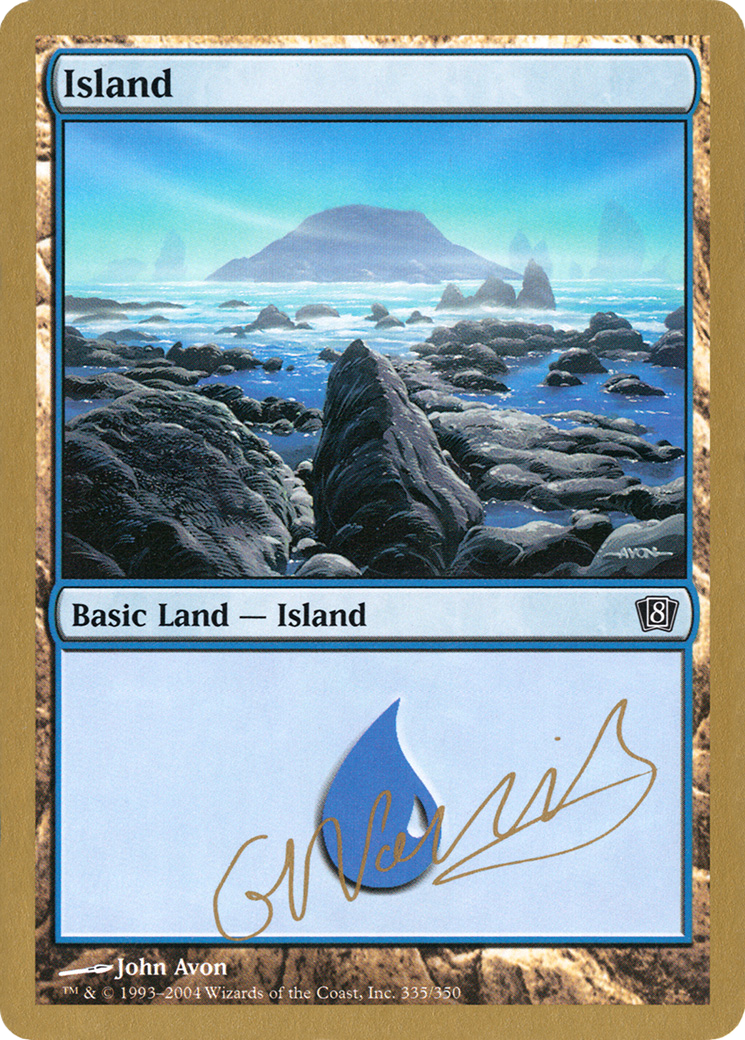 Image of Island (335) - 2004 Gabriel Nassif (8ED) (WCD-GN335) - World Championship Decks 2004
