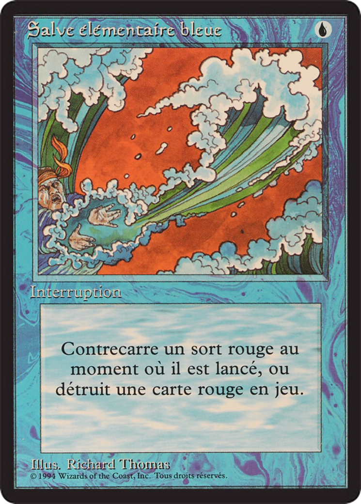 Image of Blue Elemental Blast (FBB-) - Foreign Black Border