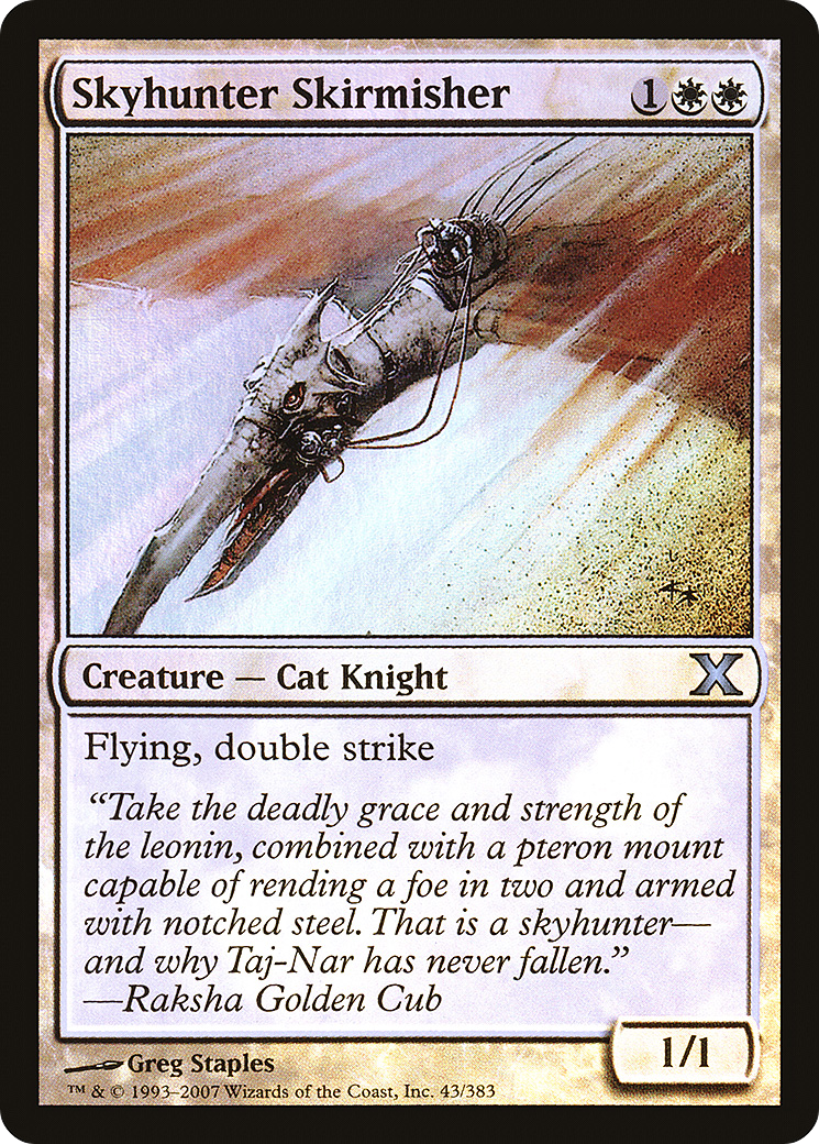Image of Skyhunter Skirmisher (10E-43★) - Tenth Edition Foil