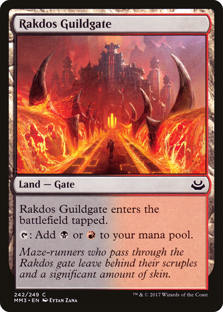 Image of Rakdos Guildgate (MM3-242) - Modern Masters 2017 Foil